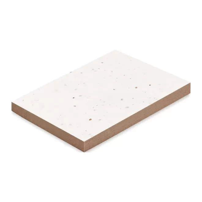 BLOC-NOTES PERSONNALISABLE 50 FEUILLES 'GRAINUS' - blanc