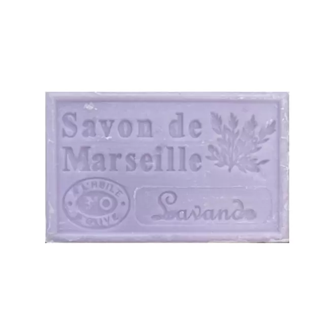 SAVON DE MARSEILLE PERSONNALISE 125GR 'OLIVIA' - lavande