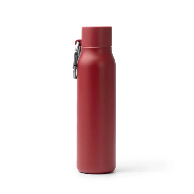 BOUTEILLE ISOTHERME 600ML PERSONNALISABLE 'CASYU COLOR' - rouge