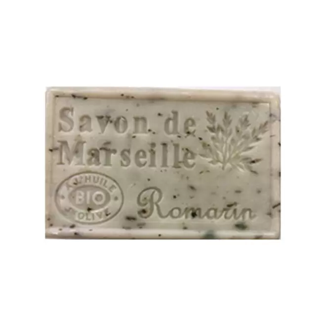 SAVON DE MARSEILLE PERSONNALISE 125GR 'OLIVIA' - romarin