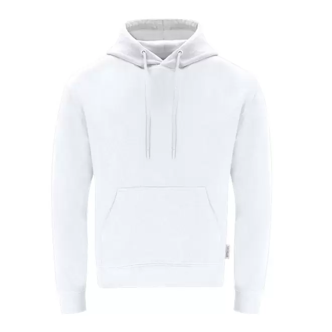 SWEAT CAPUCHE PERSONNALISABLE  'MORALIE BIO' - blanc