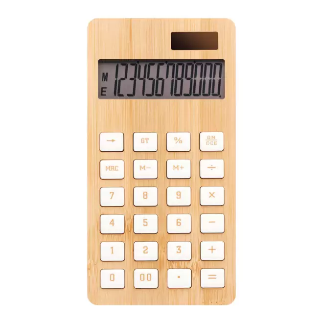 CALCULATRICE PERSONNALISÉE EN BAMBOU 'CALCULEO' - bois