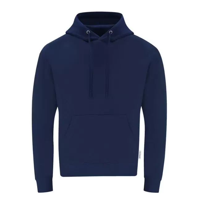 SWEAT CAPUCHE PERSONNALISABLE  'MORALIE BIO' - bleu nuit