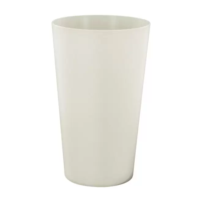 GOBELET MIF PERSONNALISÉ RÉUTILISABLE BIOCOMPOSITE 30 CL 'BIOCUP' - naturel