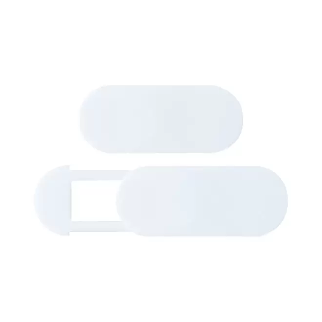 CACHE CAMÉRA PERSONNALISABLE ULTRA FIN EN PLA 'CACHECAM® ORIGINAL' - blanc