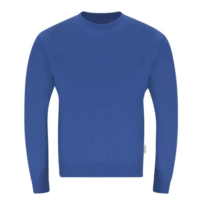 SWEAT COL ROND PERSONNALISABLE 'MORALIE BIO' - bleu