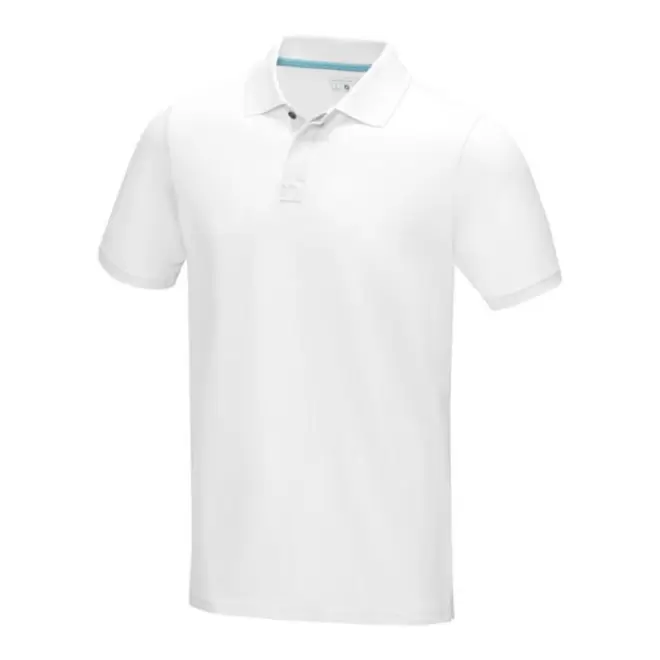 POLO PUBLICITAIRE HOMME COTON BIO 220 GR/M² 'ASKJA' - blanc
