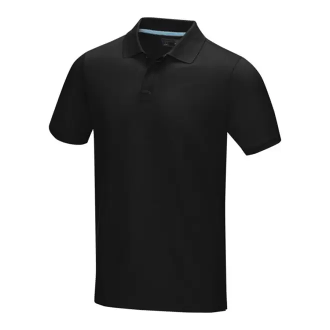 POLO PUBLICITAIRE HOMME COTON BIO 220 GR/M² 'ASKJA' - noir