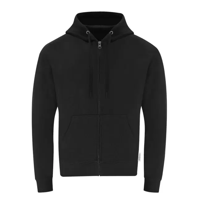 SWEAT ZIPPE PERSONNALISABLE 'MORALIE BIO' - noir