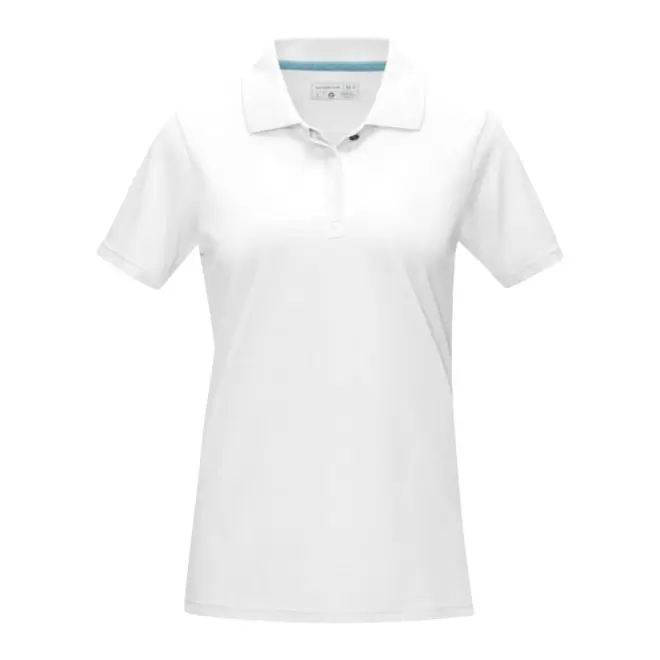 POLO PUBLICITAIRE FEMME COTON BIO 220 GR/M² 'ASKJA' - blanc