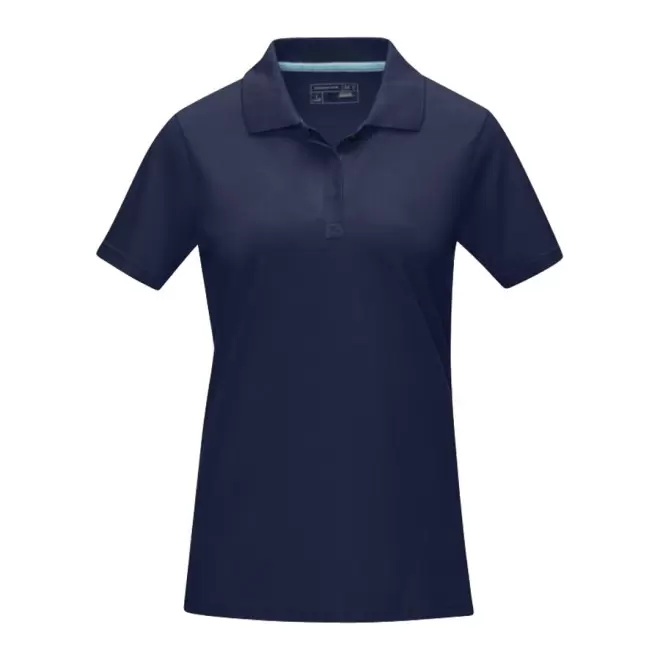 POLO PUBLICITAIRE FEMME COTON BIO 220 GR/M² 'ASKJA' - marine