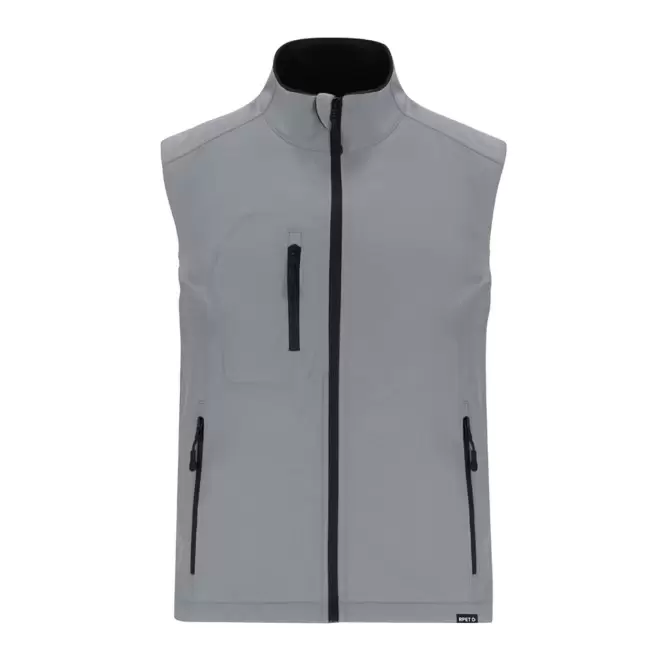 SOFTSHELL RPET PERSONNALISABLE 'SCARLA BW' - gris