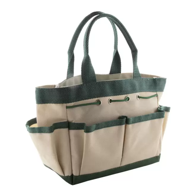 SET D'OUTILS DE JARDIN PERSONNALISÉS 'BOTANIC' - beige/vert