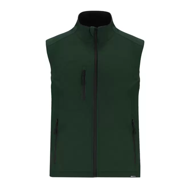 SOFTSHELL RPET PERSONNALISABLE 'SCARLA BW' - vert bouteille