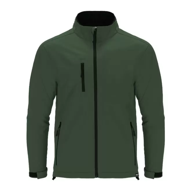 SOFTSHELL RPET PERSONNALISABLE 'SCARLA' - vert bouteille