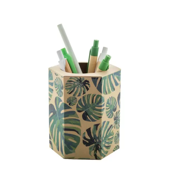 POT À CRAYONS PERSONNALISABLE 'ECOPOT' - kraft