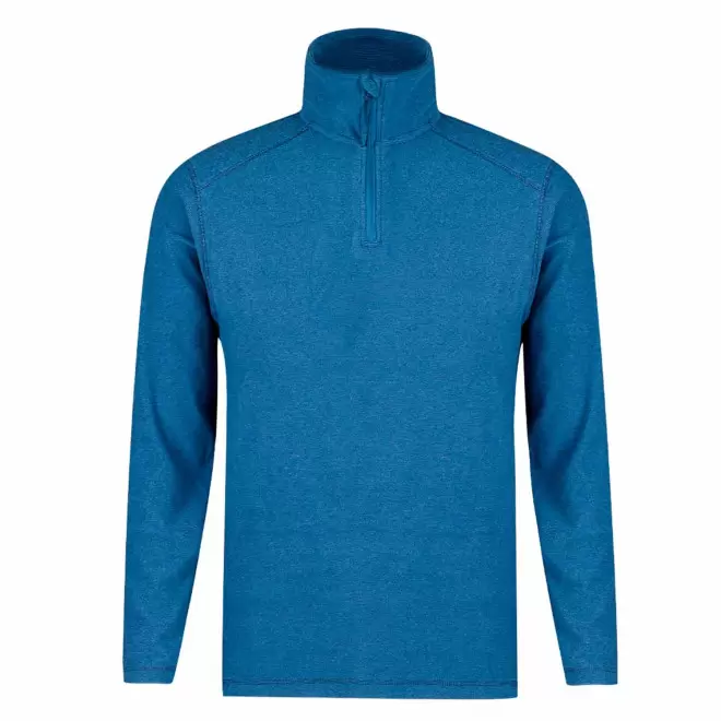 POLAIRE DEMI-ZIP 160G PERSONNALISABLE 'KURSA' - bleu