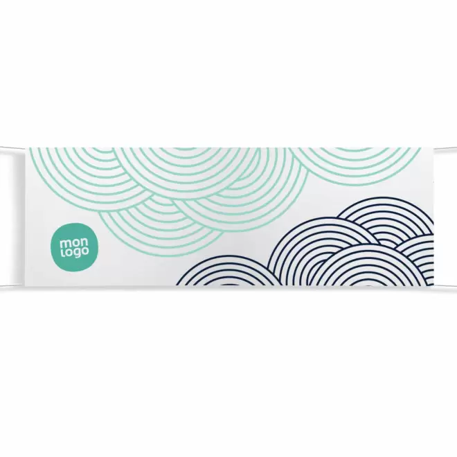 BACHE EN POLYESTER PERSONNALISABLE 'REKLAM POLY' - blanc 300 x 100 cm