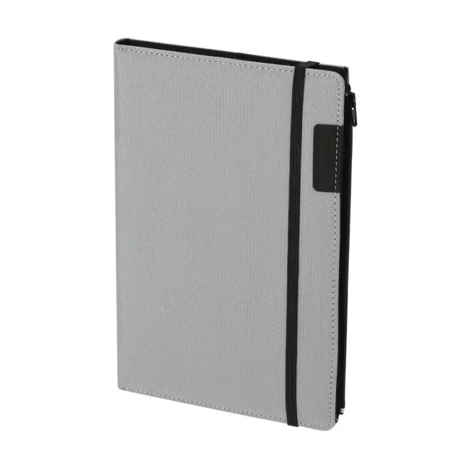 CARNET A5 MULTIFONCTIONS PERSONNALISABLE 'WARREN' - gris