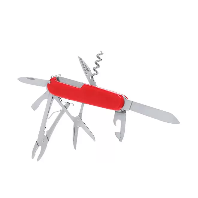 COUTEAU DE POCHE PERSONNALISE 'LEIKKA' - rouge