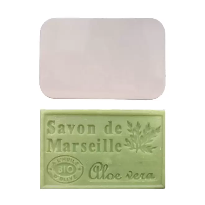 SET PERSONNALISABLE SAVON ET BOITE METAL 'OLIVIA BOITE' - aloe vera