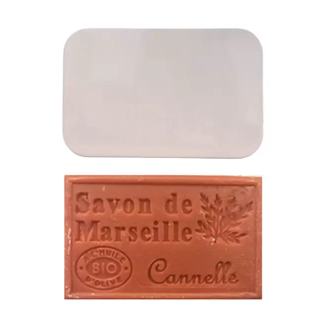 SET PERSONNALISABLE SAVON ET BOITE METAL 'OLIVIA BOITE' - cannelle