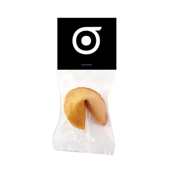 FORTUNE COOKIE AVEC CARTONNETTE PERSONNALISABLE 'PREDI' - transparent