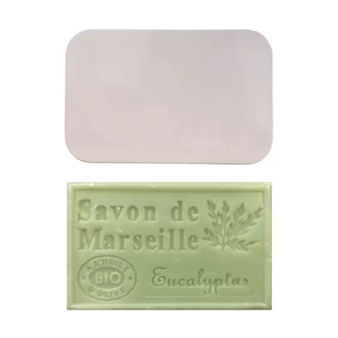 SET PERSONNALISABLE SAVON ET BOITE METAL 'OLIVIA BOITE' - eucalyptus