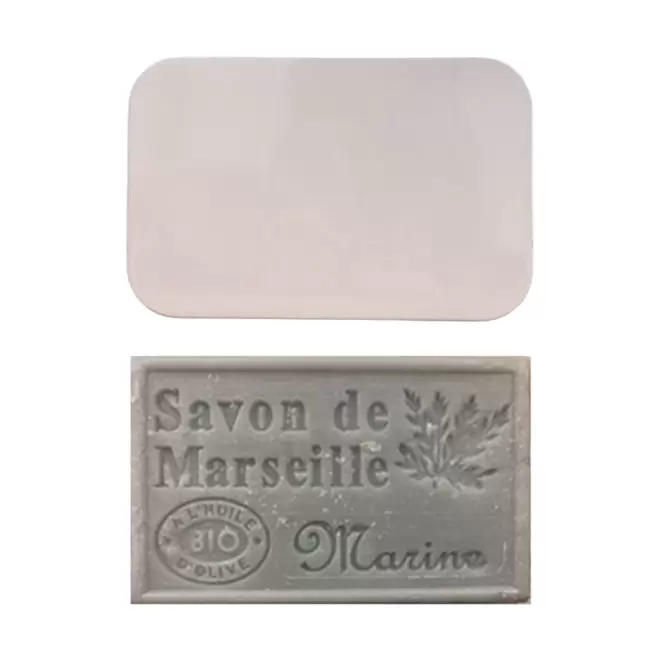 SET PERSONNALISABLE SAVON ET BOITE METAL 'OLIVIA BOITE' - marine