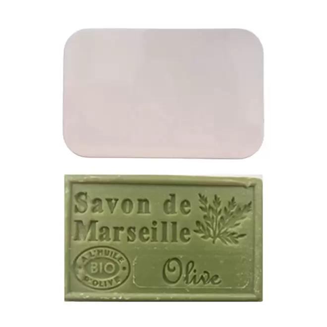 SET PERSONNALISABLE SAVON ET BOITE METAL 'OLIVIA BOITE' - huile d'olive