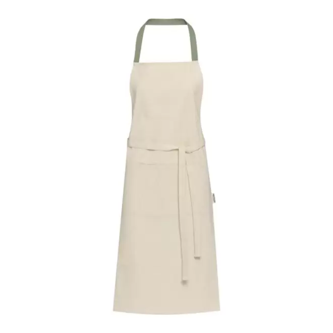 TABLIER 2 POCHES PERSONNALISE 200G 'NIA' - vert