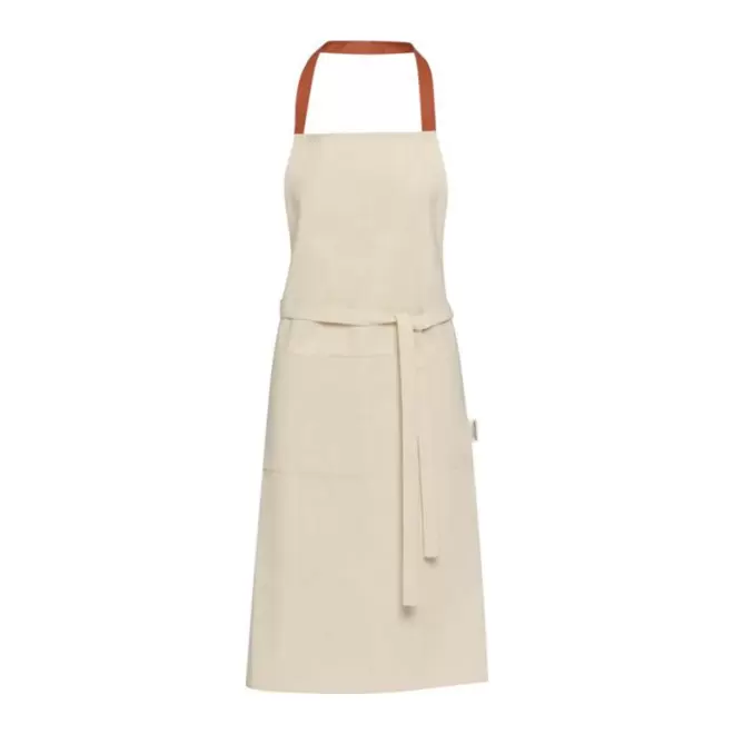 TABLIER 2 POCHES PERSONNALISE 200G 'NIA' - rouge