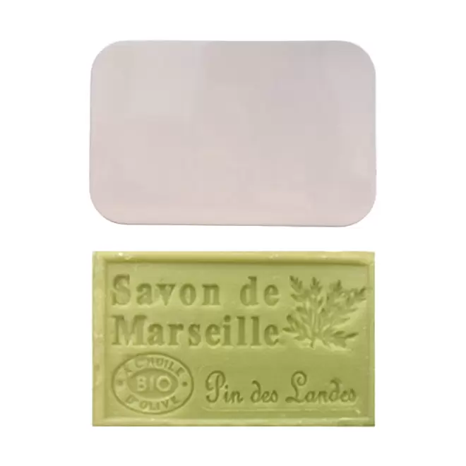 SET PERSONNALISABLE SAVON ET BOITE METAL 'OLIVIA BOITE' - pin des landes