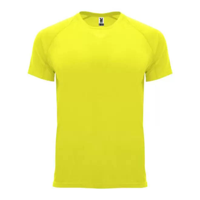 RAPIDE 4J - TEE-SHIRT SPORT PUBLICITAIRE HOMME 'ESPORTO' - jaune fluo