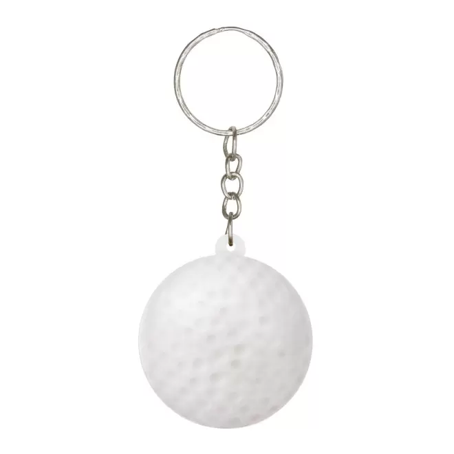 PORTE CLES PERSONNALISE GOLF 'BAGOLF' - blanc
