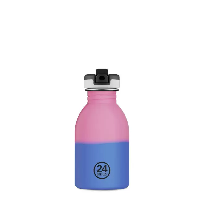 BOUTEILLE MAGIQUE PERSONNALISEE 'URBAN REACTIVE' 250ML - rose/bleu
