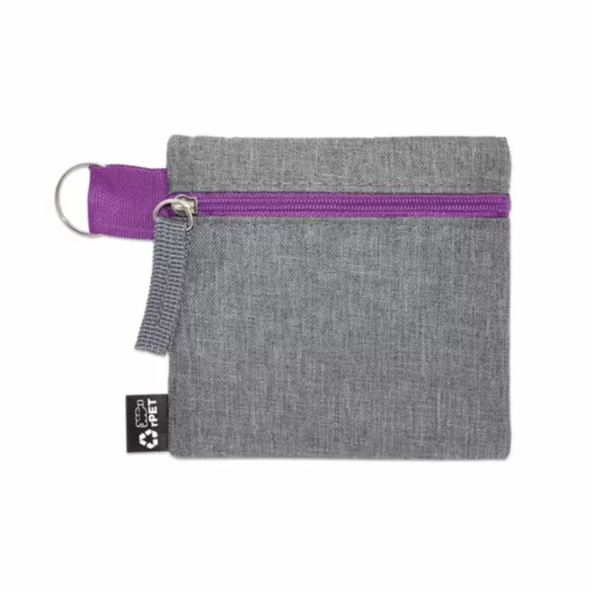 PORTE-MONNAIE RPET PERSONNALISE 'YEN' - violet