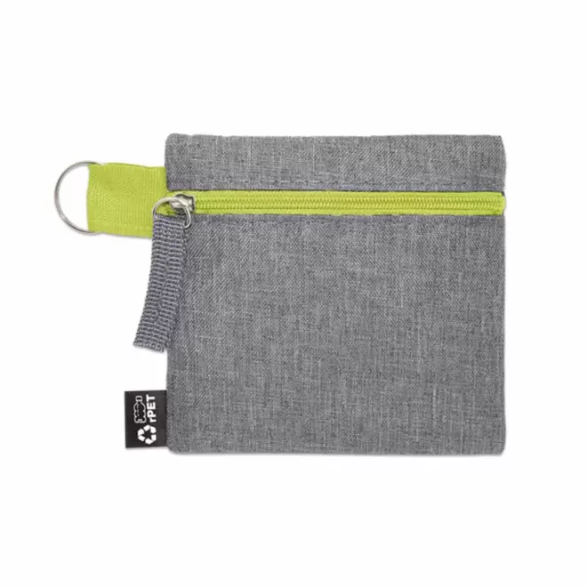 PORTE-MONNAIE RPET PERSONNALISE 'YEN' - vert clair