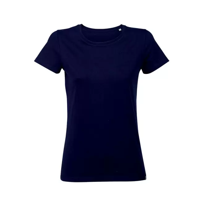 TEE-SHIRT PUBLICITAIRE COULEUR FEMME ATF® 'LOLA' - marine