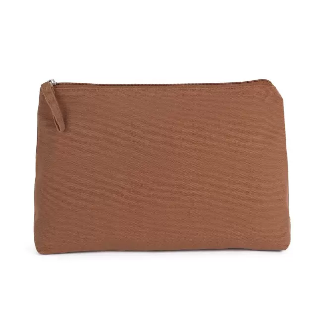 TROUSSE EN COTON PERSONNALISABLE 'FORE' - marron