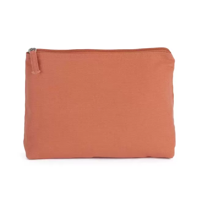 TROUSSE EN COTON PERSONNALISABLE 'FORE' - terracotta