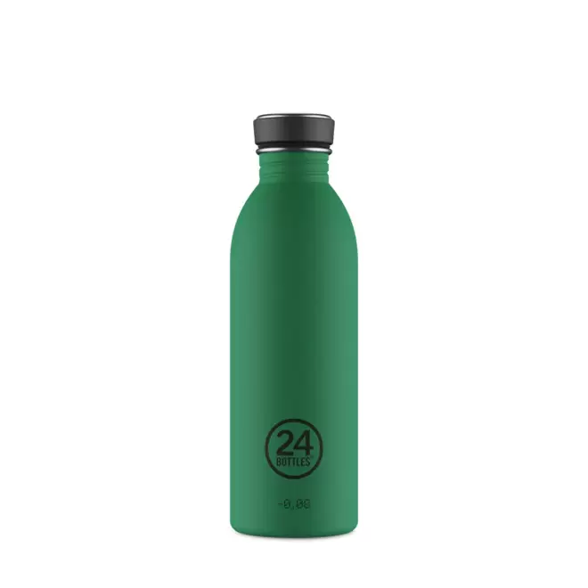 BOUTEILLE PERSONNALISEE EN INOX 500ML 'URBAN 24 BOTTLES' - vert émeraude