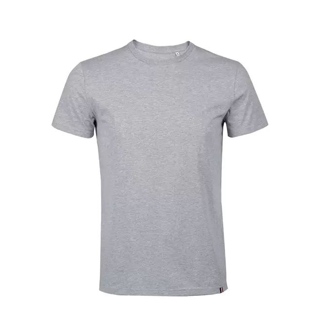 TEE-SHIRT HOMME PUBLICITAIRE COULEUR ATF® 'LEON' - gris chiné