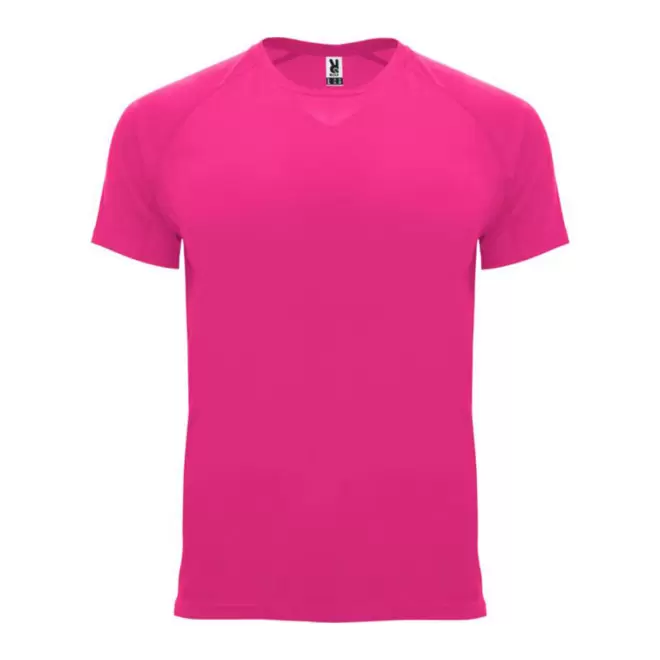 RAPIDE 4J - TEE-SHIRT SPORT PUBLICITAIRE HOMME 'ESPORTO' - rose fluo