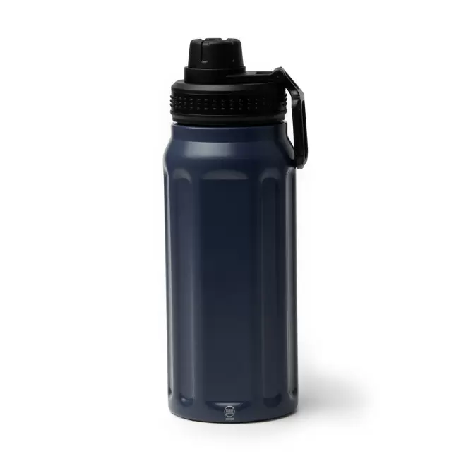 GOURDE SPORT ISOTHERME 540 ML PERSONNALISABLE 'DARU WAVE' - bleu marine