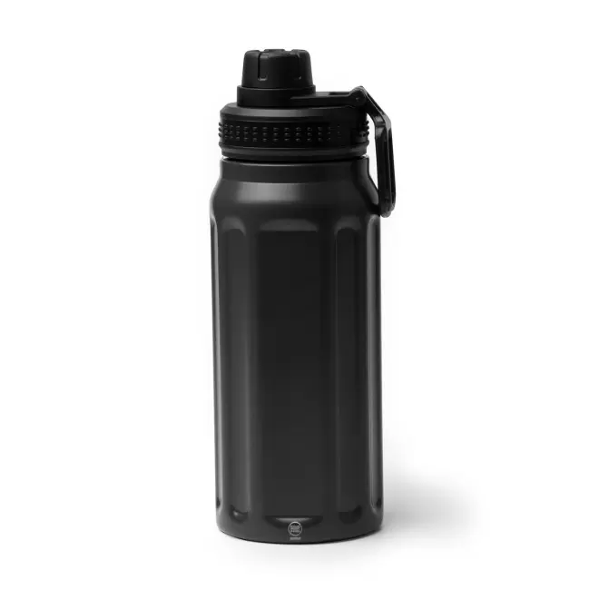 GOURDE SPORT ISOTHERME 540 ML PERSONNALISABLE 'DARU WAVE' - noir