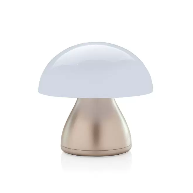 LAMPE DE TABLE RECHARGABLE PERSONNALISABLE 'CHAMPLUM' - bronze