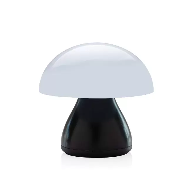 LAMPE DE TABLE RECHARGABLE PERSONNALISABLE 'CHAMPLUM' - noir