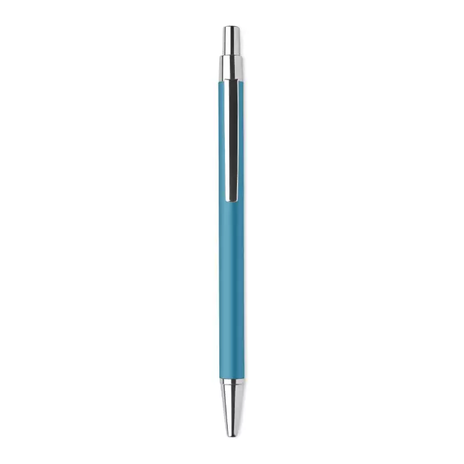 STYLO EN ALUMINIUM PERSONNALISABLE 'JURA RECYCLE'  - turquoise