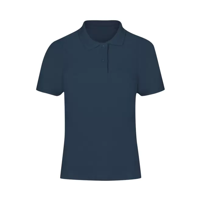 POLO FEMME COULEUR PERSONNALISABLE 'CHARLES' - bleu marine